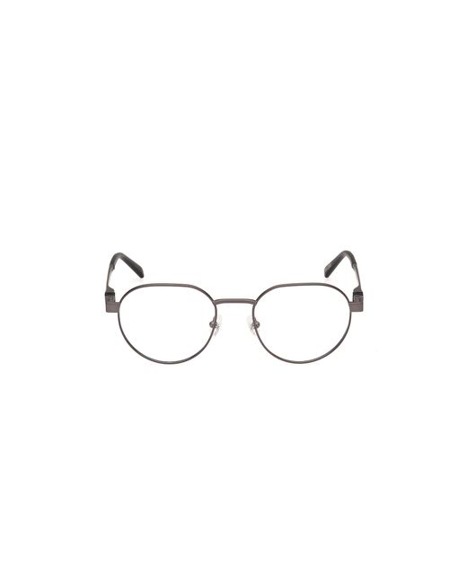 Timberland Black Tb50028 007 Optical Frames Metal Round Normal for men