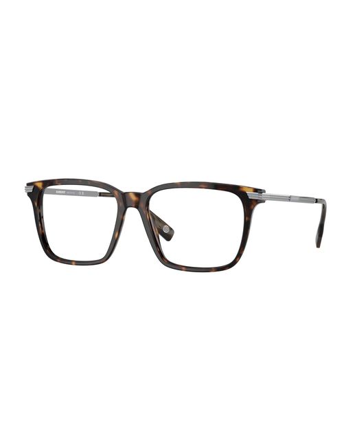 Burberry Black Be2378 Ellis 3002 Optical Frames Acetate Transparent Squared Normal for men