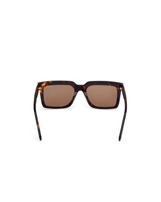 Guess Black Gu00213 52E Sunglasses Acetate Squared Normal for men