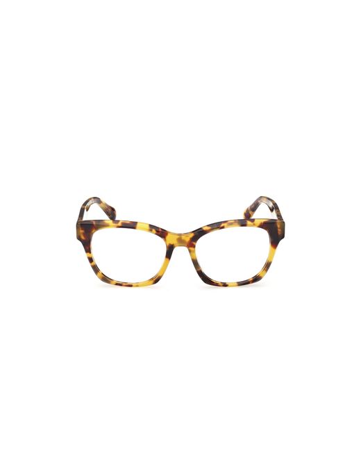 MAX&Co. Black Mo5215 053 Optical Frames Acetate Squared Normal