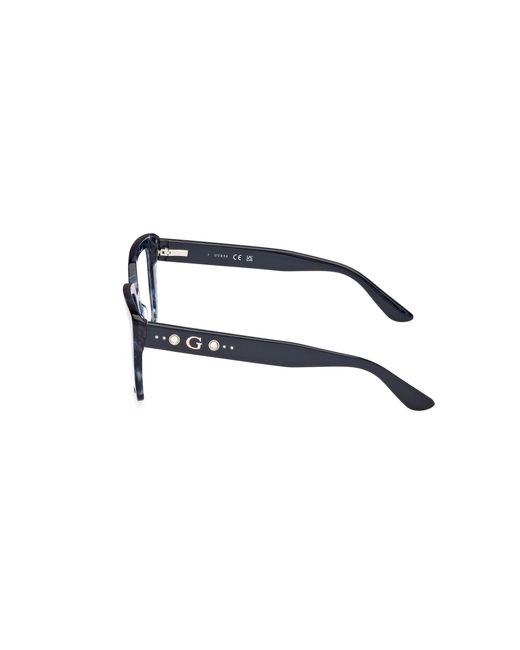 Guess Black Gu50174 092 Optical Frames Acetate Squared Normal