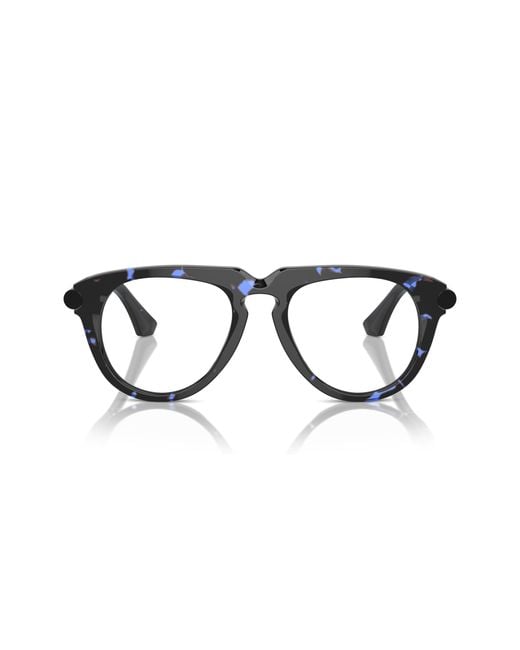 Burberry Black Be2408U 4111 Optical Frames Acetate Transparent Pilot Normal for men