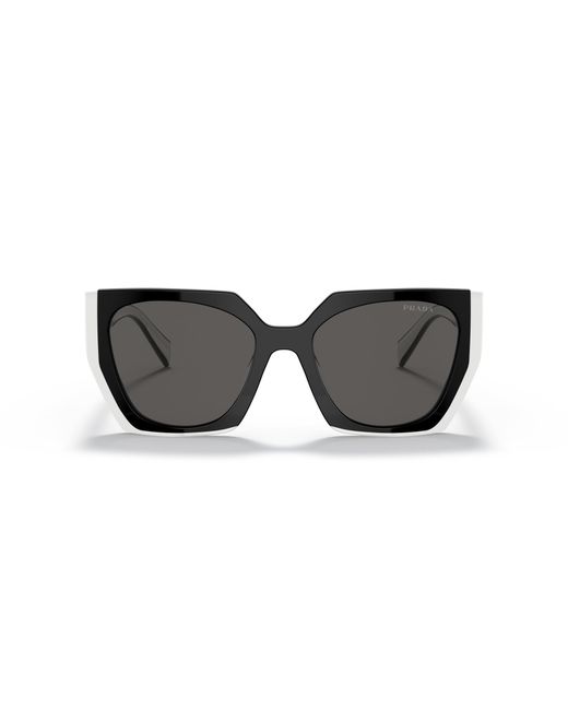 Prada Black Pr 15Ws 09Q5S0 Sunglasses Acetate Squared Normal