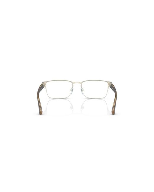 Emporio Armani Black Ea1027 3002 Optical Frames Metal Squared for men