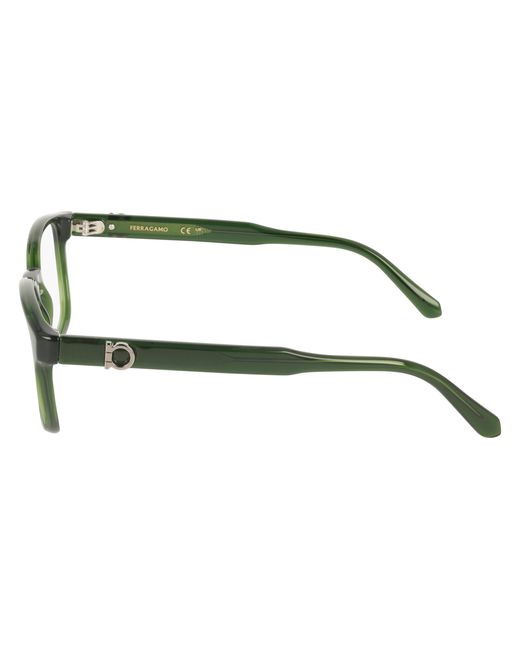 Ferragamo Black Sf3027E 317 Optical Frames Geometric Normal for men