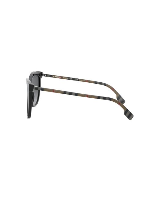 Burberry Black Be4308 Clare 3853T3 Sunglasses Plastic Squared Polarized Shaded