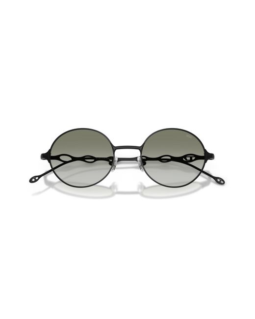 DIESEL Black Dl1008 10138E Sunglasses Metal Round Normal Shaded
