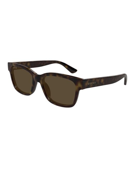 Gucci Black Gg1716S 002 Sunglasses Injected Squared for men