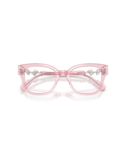 Swarovski Black Sk2048 3001 Optical Frames Acetate Squared Normal