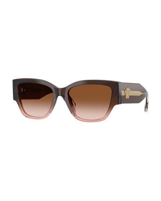 Versace Black Ve4509U 533213 Sunglasses Acetate Cat Eye Normal Nuanced