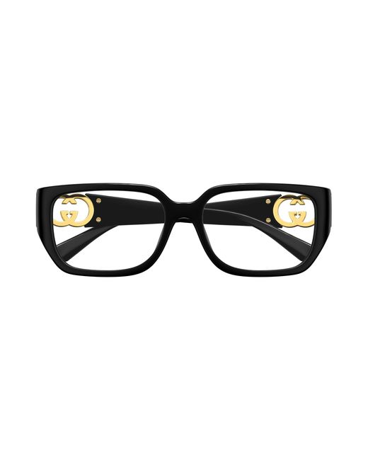 Gucci Black Gg1694Oa 001 Optical Frames Injected Transparent Squared