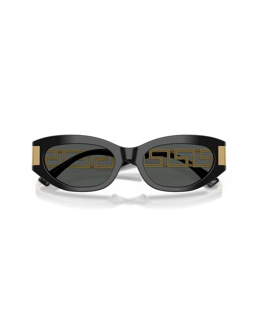 Versace Black Ve4501 Gb1/87 Sunglasses Acetate Cat Eye Normal