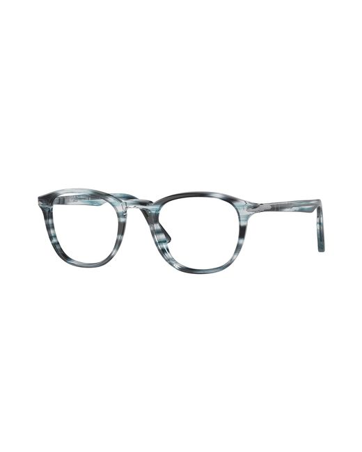 Persol Black Po3143V 1051 Optical Frames Acetate Transparent Round Normal for men