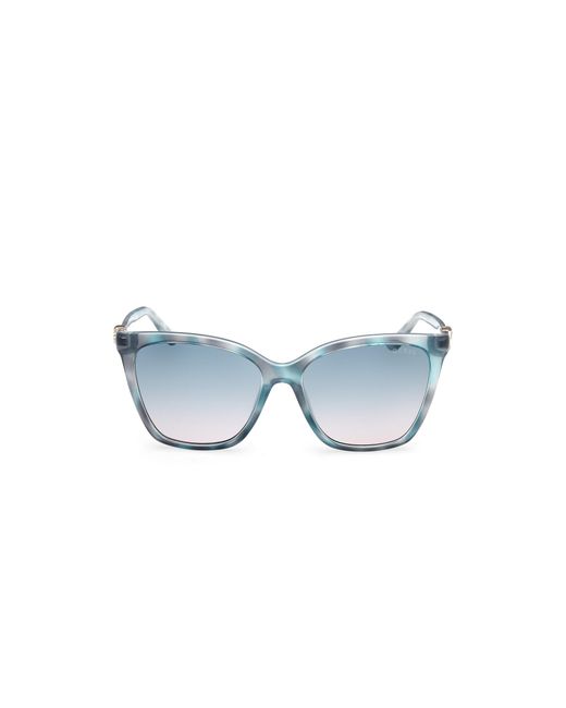 Guess Black Gu00191 86W Sunglasses Injected Squared Normal