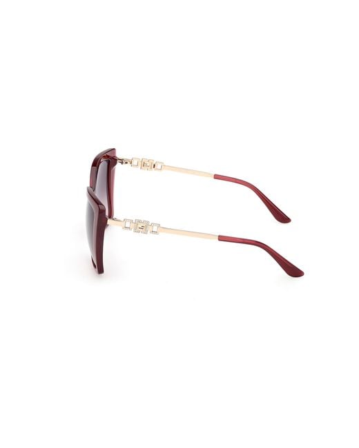 Guess Black Gu00266 69Z Sunglasses Injected Squared Normal