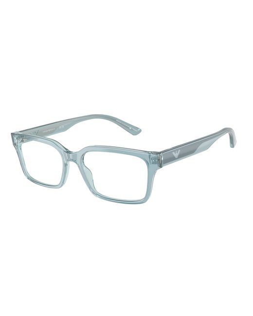 Emporio Armani Black Ea3244 6178 Optical Frames Acetate Squared Normal for men