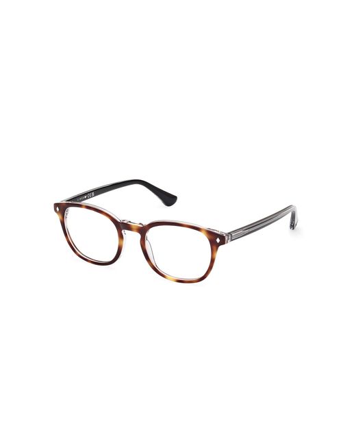 Web Black We5441 056 Optical Frames Acetate Round Normal for men