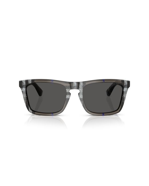 Burberry Black Be4434 414787 Sunglasses Acetate Squared Normal for men