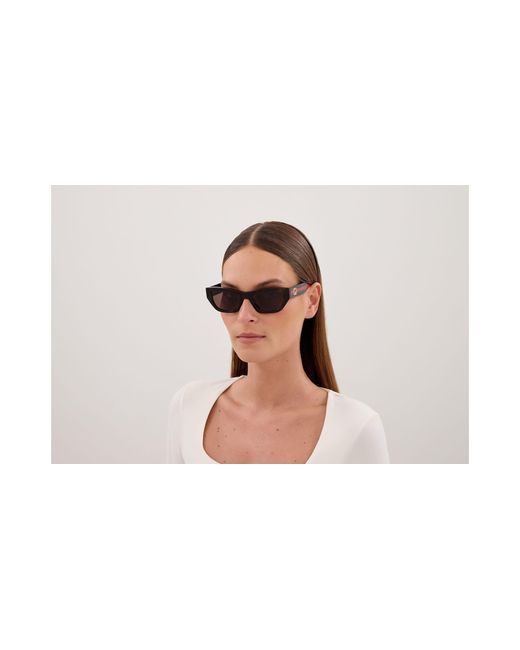 Gucci Black Gg2116S 002 Sunglasses Acetate Cat Eye