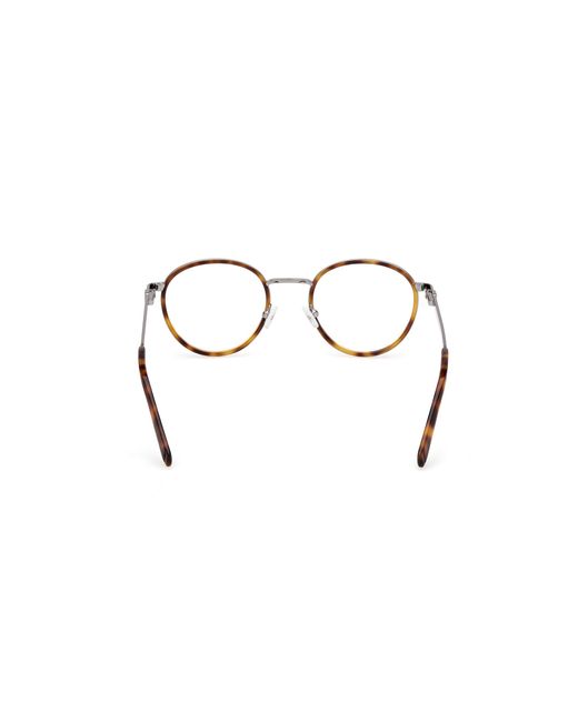 Guess Black Gu50324 053 Optical Frames Injected Round Normal for men