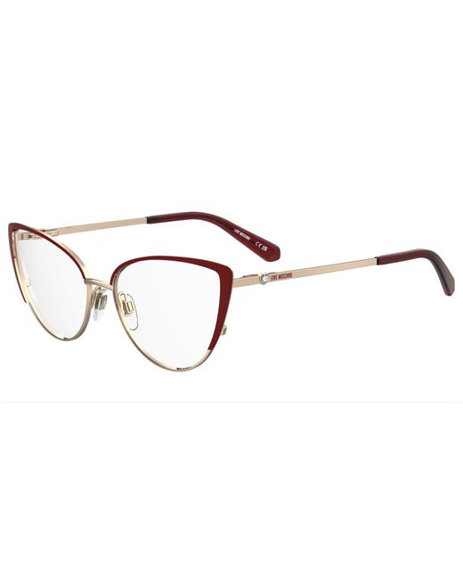 Moschino Black Mol641 6K3 Optical Frames Metal Cat Eye Normal