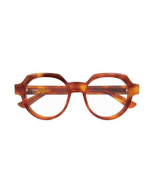 Chloé Black Ch0379O 002 Optical Frames Acetate Transparent Geometric