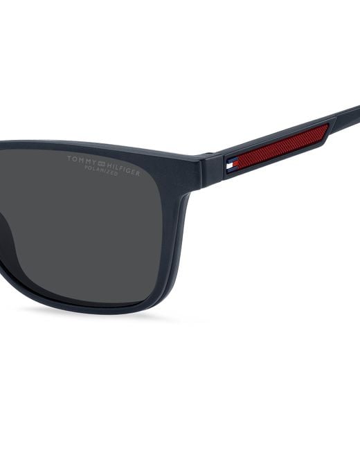 Tommy Hilfiger White Th 2203/C 8Ru/M9 Optical Frames Eco-Poliame Squared Polarized for men