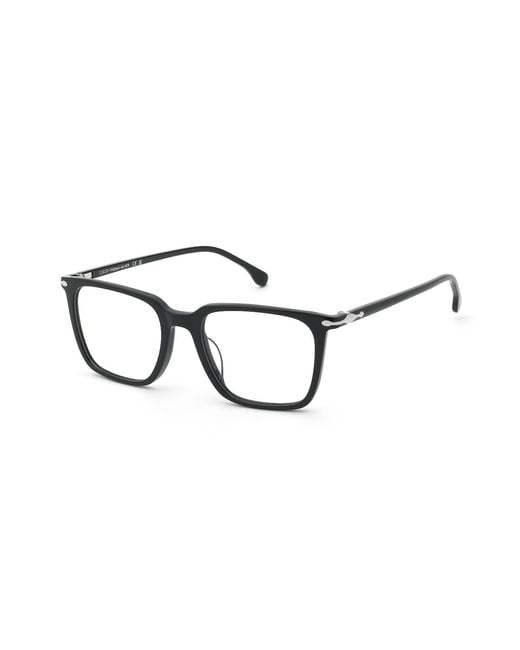 Lozza Black Vl4405 Asolo 1 700 Optical Frames Acetate Squared for men