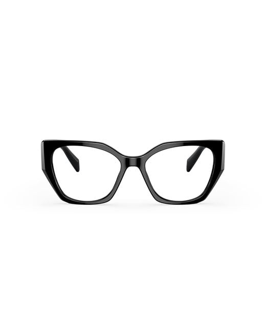 Prada Black Pr 18Wv 1Ab1O1 Optical Frames Acetate Geometric Normal
