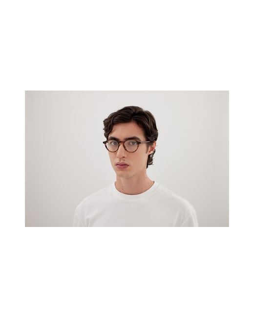 Gucci Black Gg1871O 003 Optical Frames Acetate Transparent Round for men
