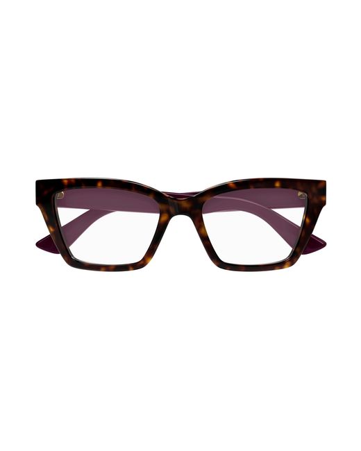 Gucci Black Gg1715O 015 Optical Frames Injected Transparent Cat Eye