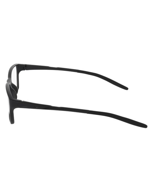 Nike Black 7410 001 Optical Frames Bio-Injected Squared Normal for men