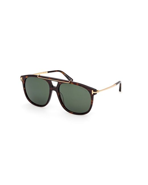 Tom Ford Black Ft1306 Sam-02 52N Sunglasses Acetate Squared Normal