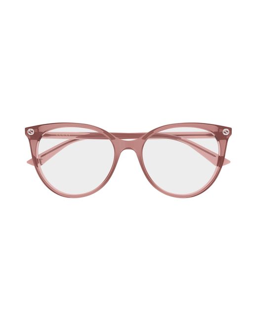 Gucci Black Gg0093O 012 Optical Frames Acetate Transparent Round