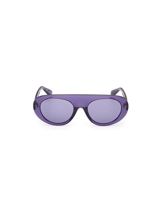 MAX&Co. Black Mo0148 81Y Sunglasses Injected Round Normal