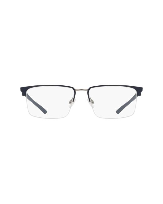 Nike Black 4318 001 Optical Frames Metal Squared Normal for men