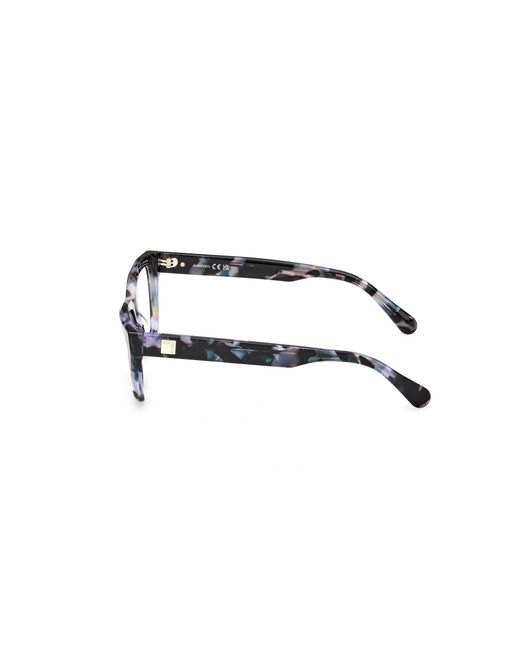 MAX&Co. Black Mo5203 055 Optical Frames Acetate Squared Normal