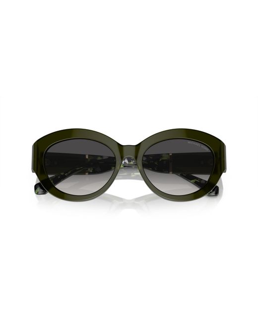 Michael Kors Black Mk2204U Brussels 39478G Sunglasses Acetate Cat Eye Normal Shaded