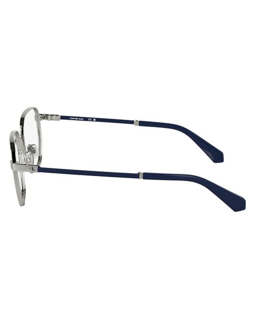 Calvin Klein Black Ckj25203 040 Optical Frames Metal Squared Normal