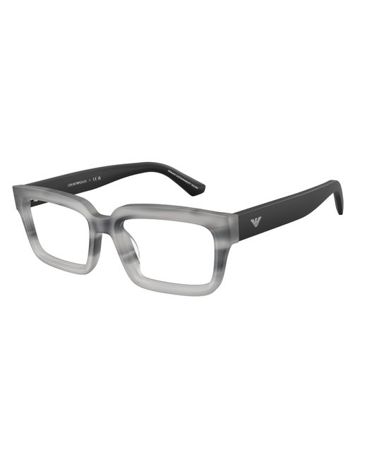 Emporio Armani Black Ea3277U 6367 Optical Frames Acetate Transparent Squared Normal