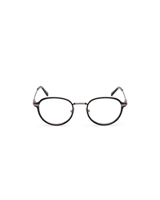 Guess Black Gu50079 001 Optical Frames Injected Round Normal for men