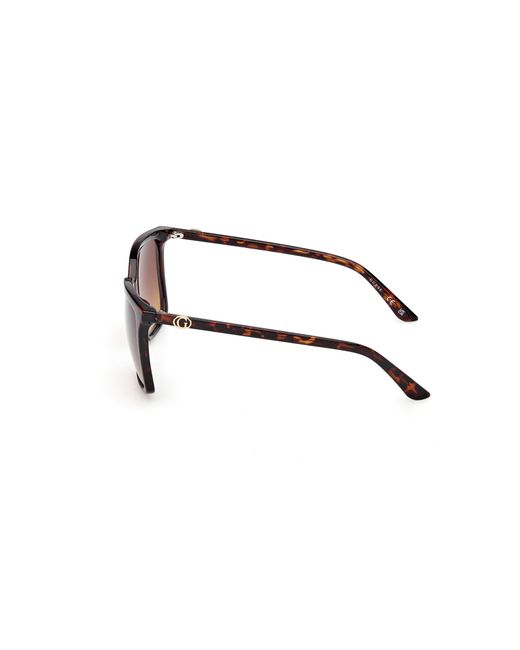 Guess Black Gu00258 52F Sunglasses Injected Squared Normal