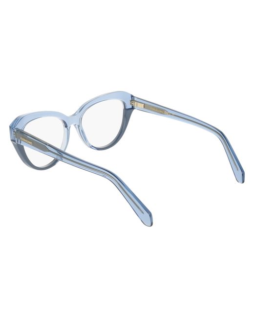 Ferragamo Black Sf3046 433 Optical Frames Acetate Cat Eye Normal