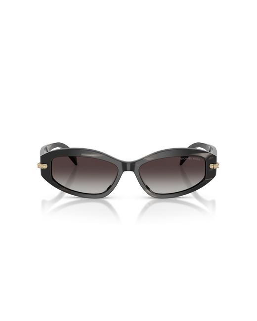 Michael Kors Black Mk2260D Wilmington 40348G Sunglasses Acetate Round Normal Shaded