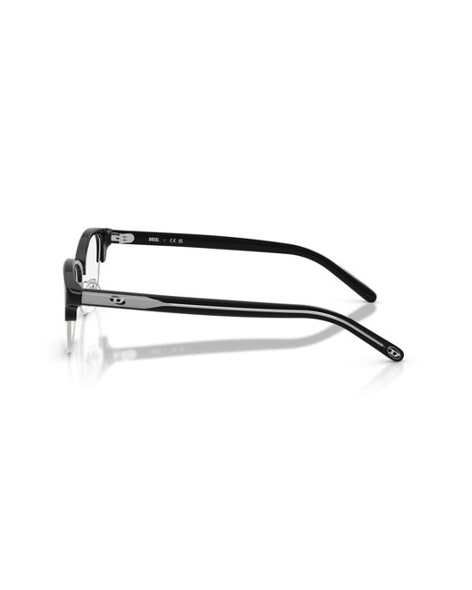 DIESEL Black Dl4021D 2003 Optical Frames Acetate Transparent Round Normal