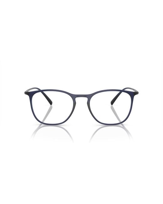 Giorgio Armani Black Ar7202 6003 Optical Frames Nylon Transparent Squared Normal for men
