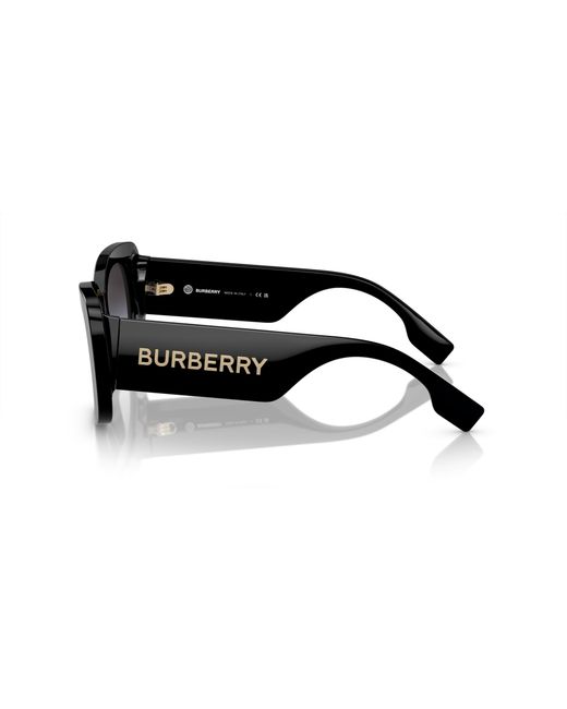 Burberry Black Be4410 30018G Sunglasses Acetate Squared Normal Shaded