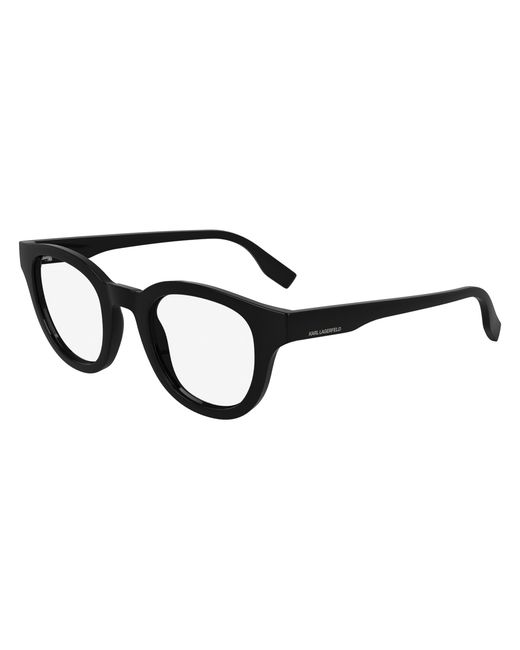 Karl Lagerfeld Black Kl6177 601 Optical Frames Bio-Inject Geometric Normal