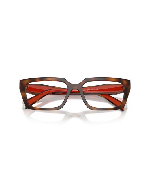 Prada Black Pr D05V 01K1O1 Optical Frames Acetate Transparent Squared Normal