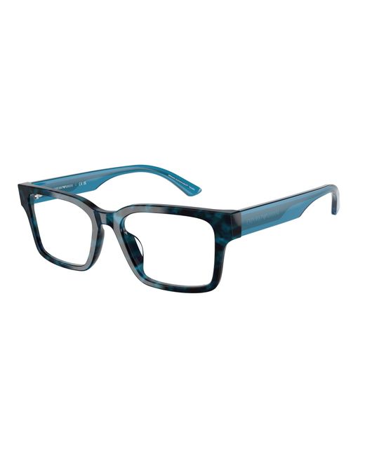 Emporio Armani Black Ea3245U 6180 Optical Frames Acetate Squared Normal